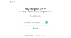 Desktop Screenshot of cityofripon.com