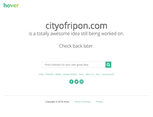 Tablet Screenshot of cityofripon.com